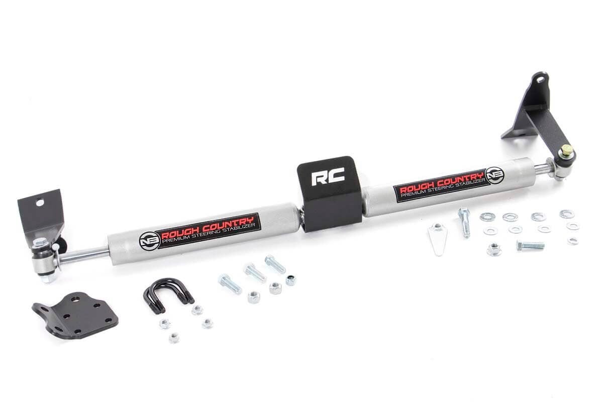 Ram 3500 Steering Stabilizer - Dual - Rough Country - N3 - '11-'12